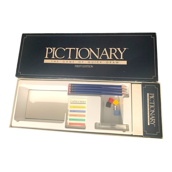 VTG 1985 Pictionary First Edition Rare Original  Complete Game Set - Picture 3 of 7